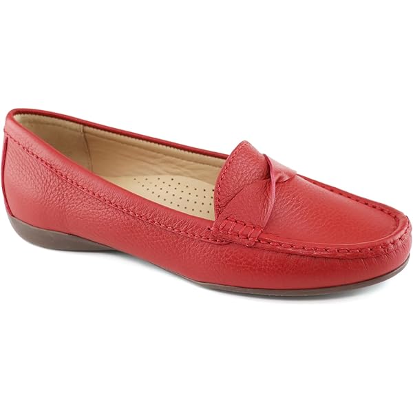 Amazon.com | Marc Joseph New York Women's Murray Hill, Red Grainy
